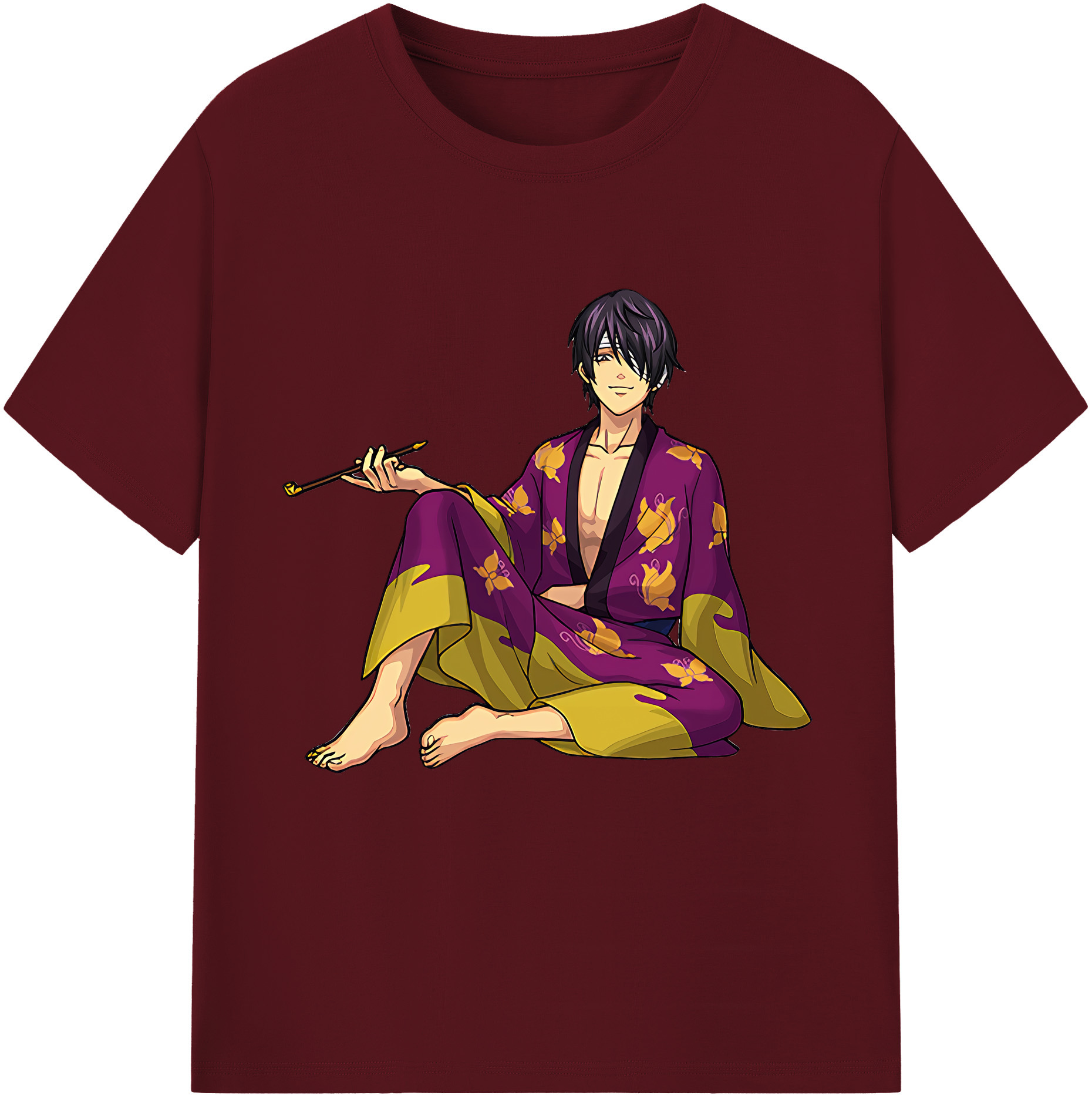 （画像用） ぎんたま 坂田銀時（さかたぎんとき） 神楽 志村新八（しむら しんぱち） GINTAMA Sakata Gintoki Kagura Shimura Shinpachi 綿100％半袖Tシャツ（フロントプリント）